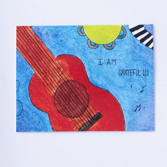 Say It With Gratitude - 1 Pack of 8 Cards: Guitar